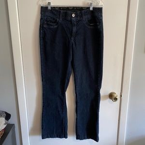 Gap Stretch Riders Jeans Size 12 Dark Wash Blue Bootcut